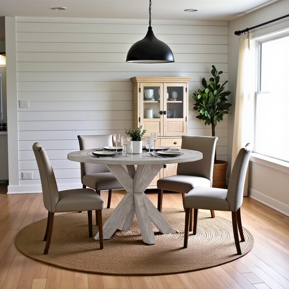Bennett Round Dining Table. Picture 1