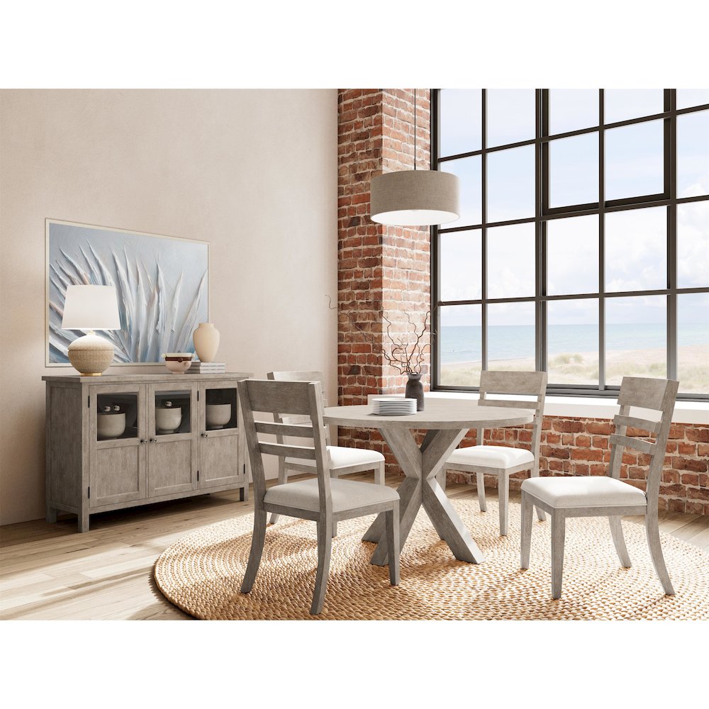 Bennett Round Dining Table. Picture 4