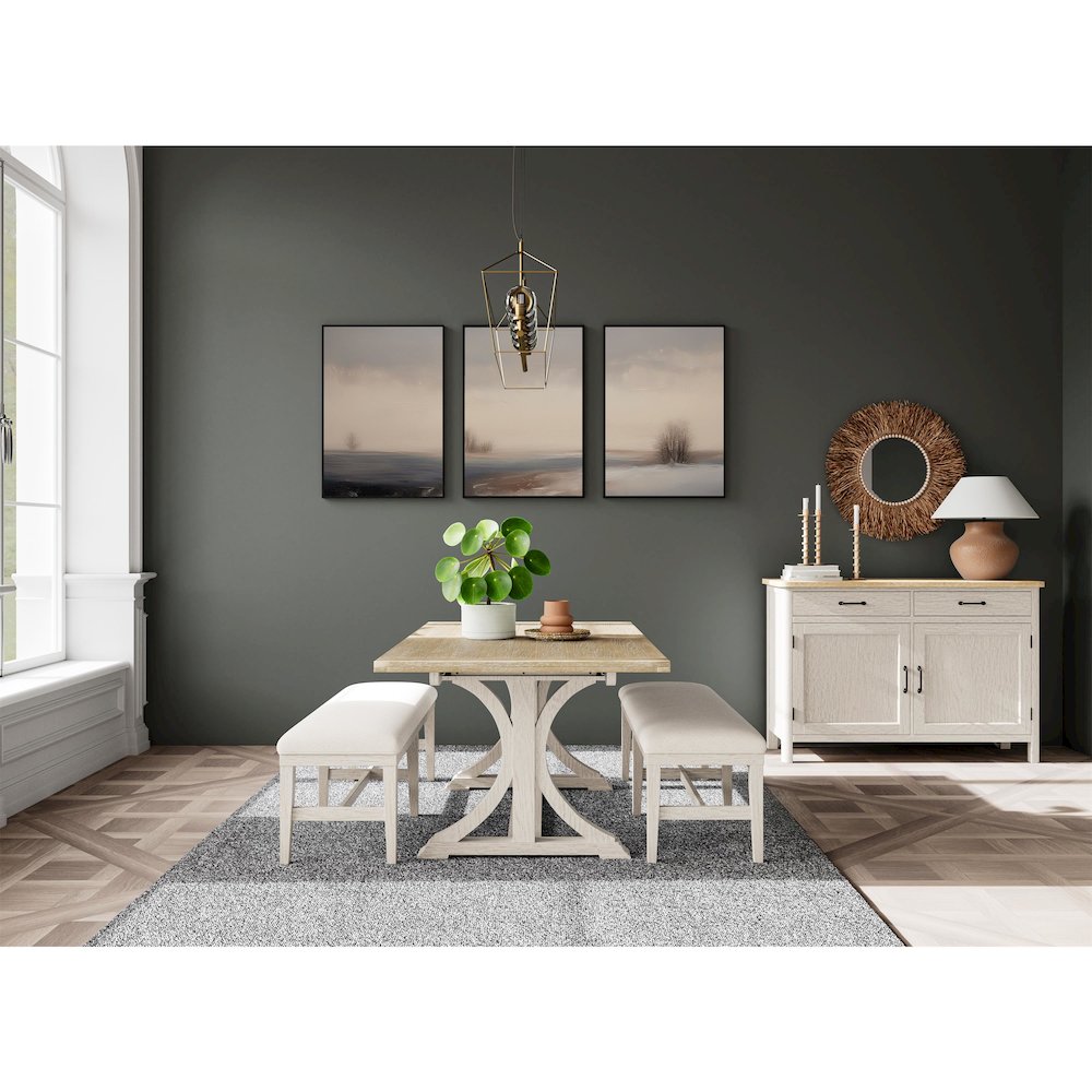 Glenndale Upholstered Dining Bench. Picture 5