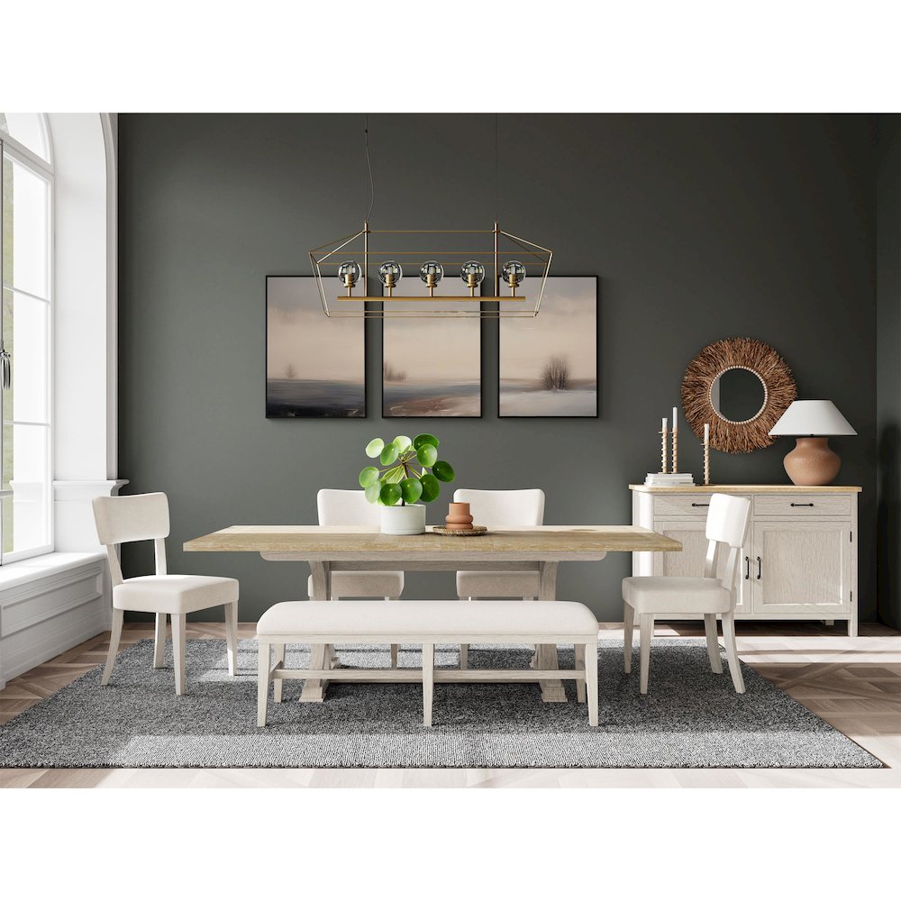 Glenndale Upholstered Dining Bench. Picture 2