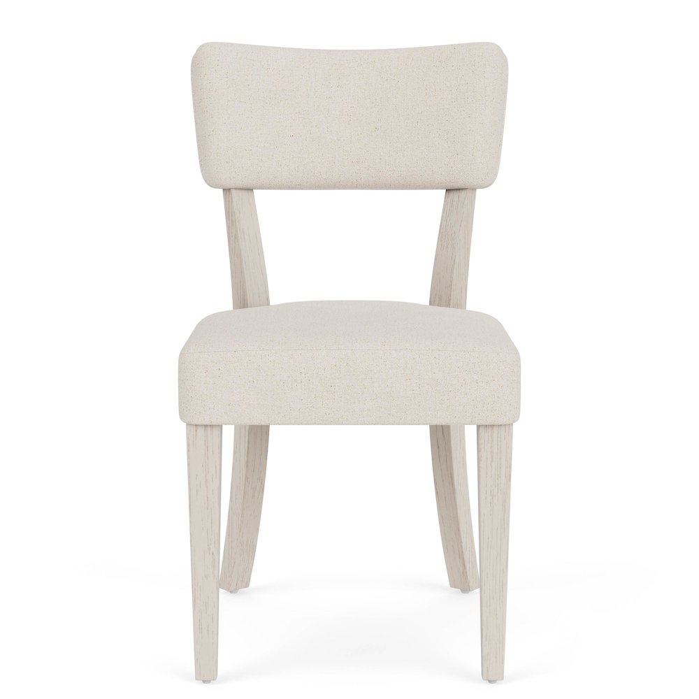 Glenndale Upholstered Cream Dining Chair (Set of 2). Picture 3