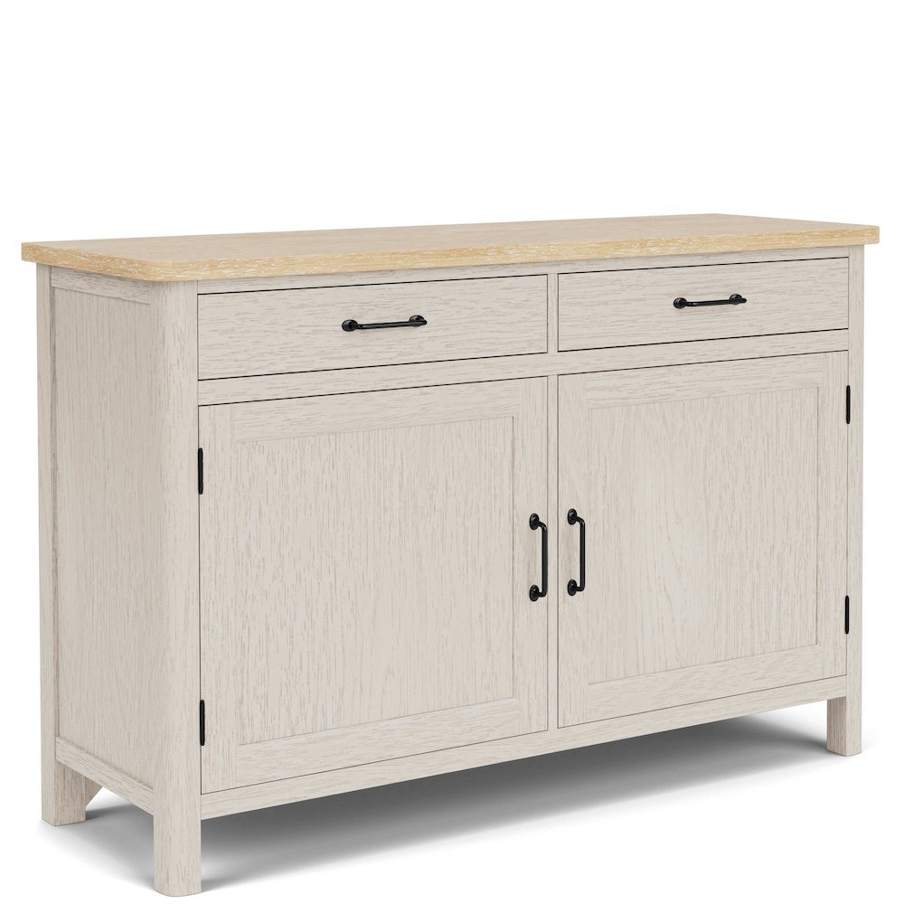 Buffet Cabinet with Storage – Beige Sideboard and Coffee Bar Cabinet. Picture 5
