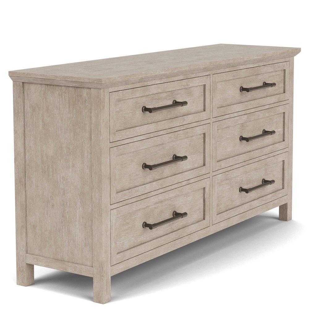 Bennett Six Drawer Dresser. Picture 3