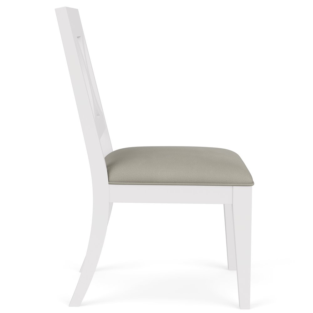 Cora White Side Chair (Set of 2). Picture 2