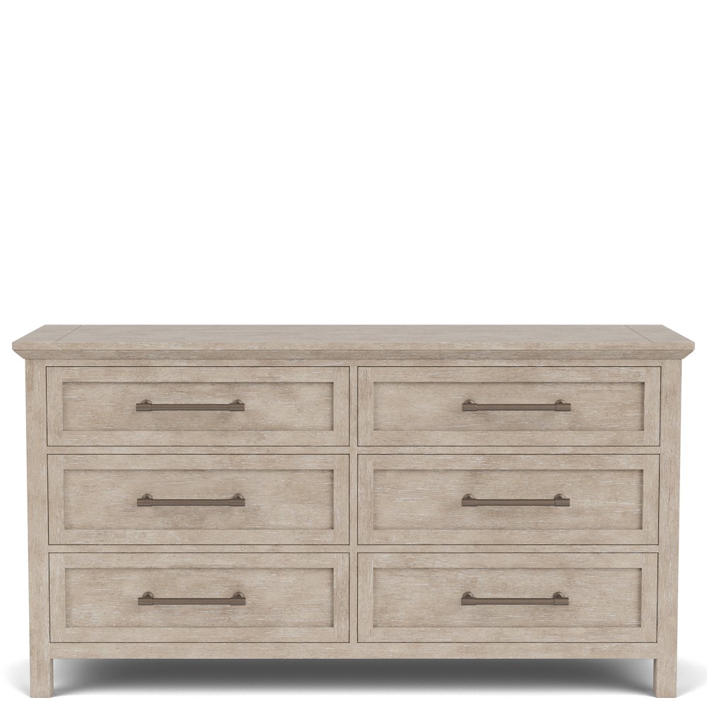 Bennett Six Drawer Dresser. Picture 1