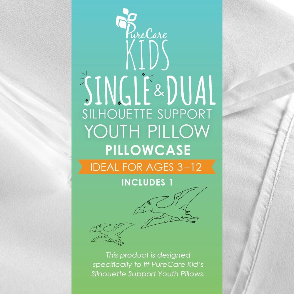 Kids One Pillowcase, White. Picture 3
