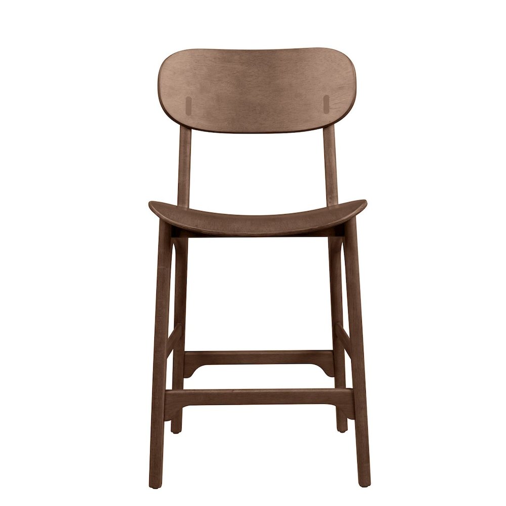 Solvang Wood Counter Stool - Carbonite Finish. Picture 1