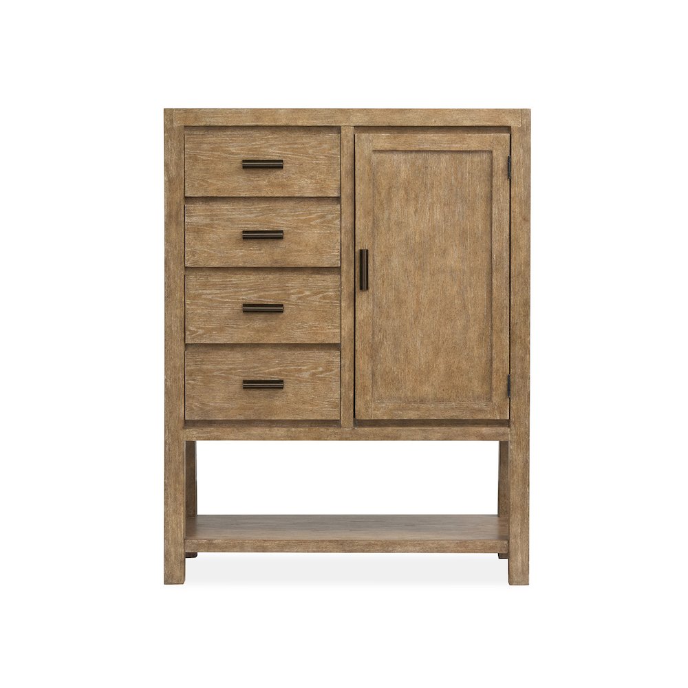 Plum Creek Sierra Brown Door Chest. Picture 2