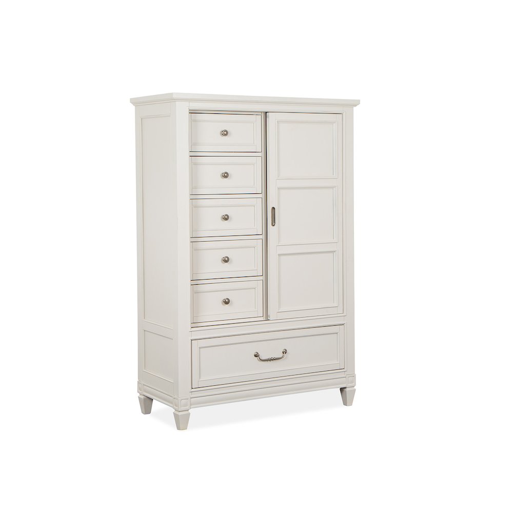Willowbrook Egg Shell White With Slight Rub Through Door Chest. Picture 1