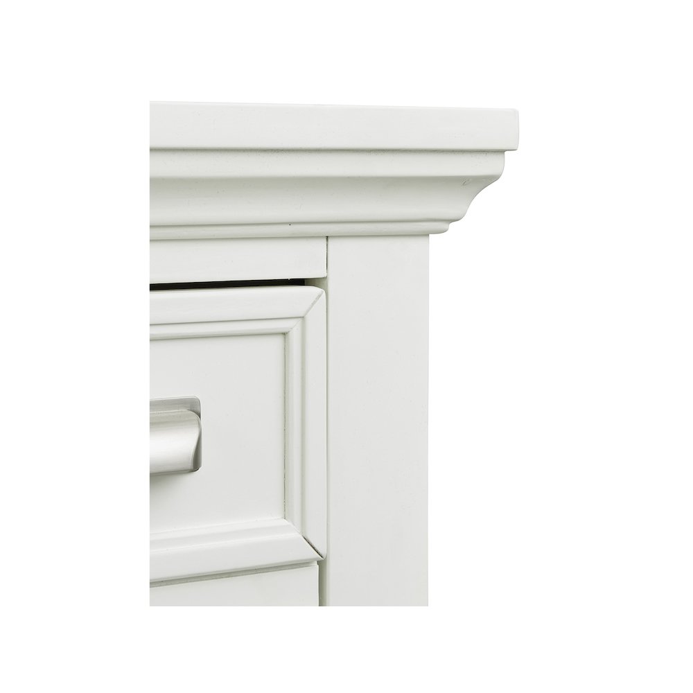 Charleston White Dove White Drawer Chest. Picture 6