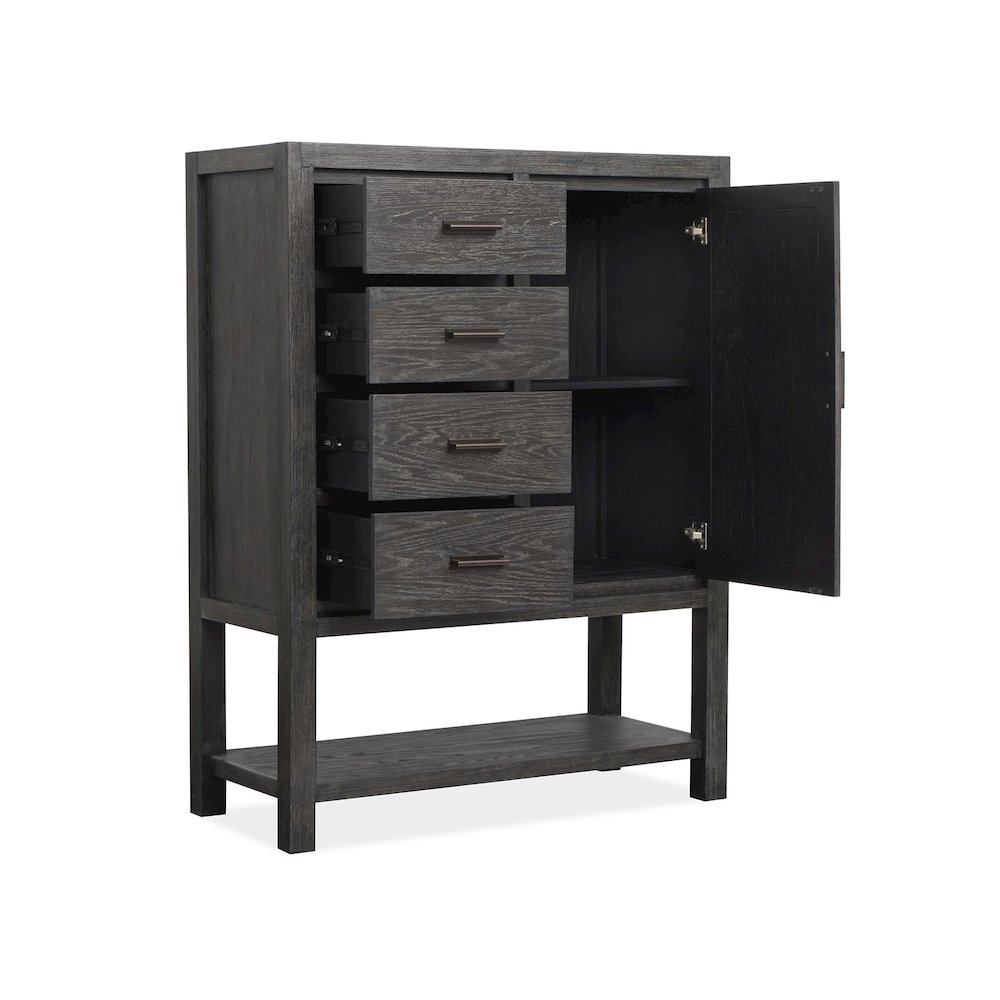 Plum Creek Ravenwood Black Door Chest. Picture 5