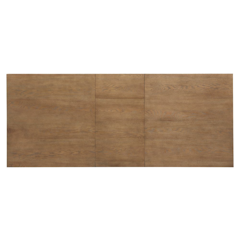 Lindon Belgian Wheat Extendable Rectangular Dining Table. Picture 7