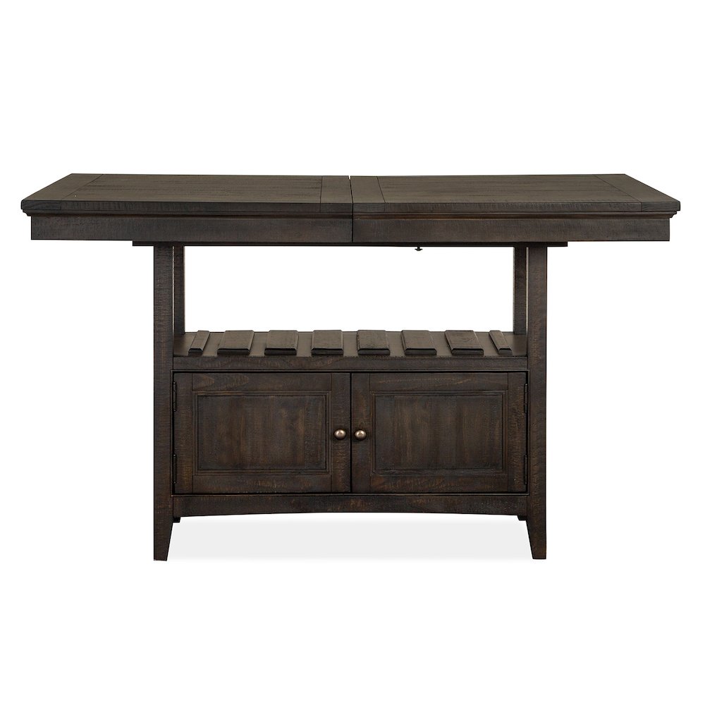 Westley Falls Graphite Extendable Counter Height Dining Table. Picture 2