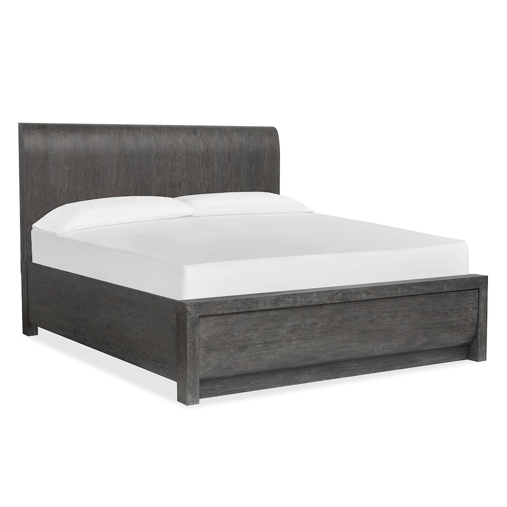 Kinsley Black Heron Queen Panel Bed. Picture 1