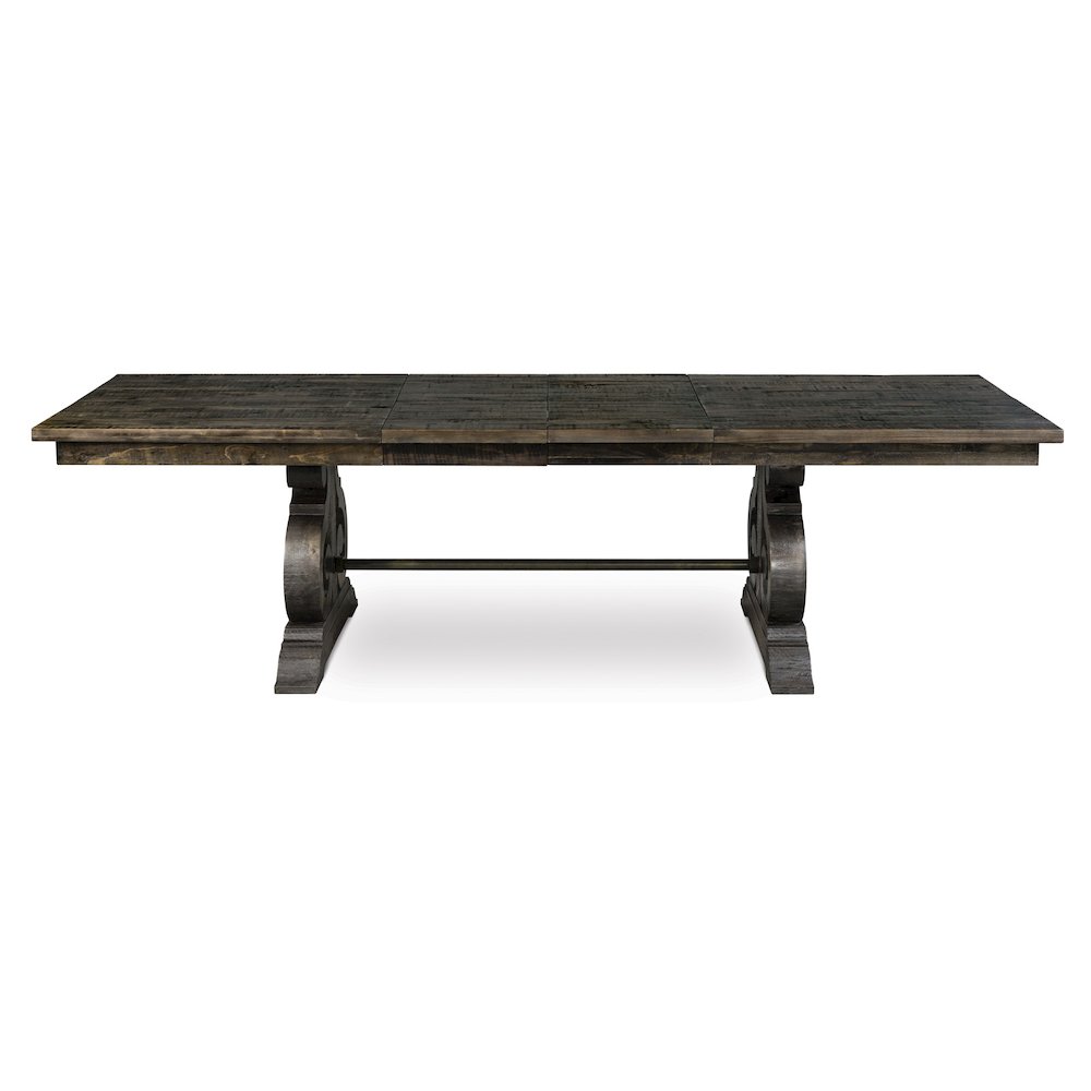 Bellamy Peppercorn Extendable Rectangular Dining Table. Picture 4