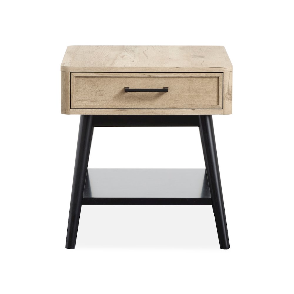 Fletcher Driftwood Rectangular End Table. Picture 2