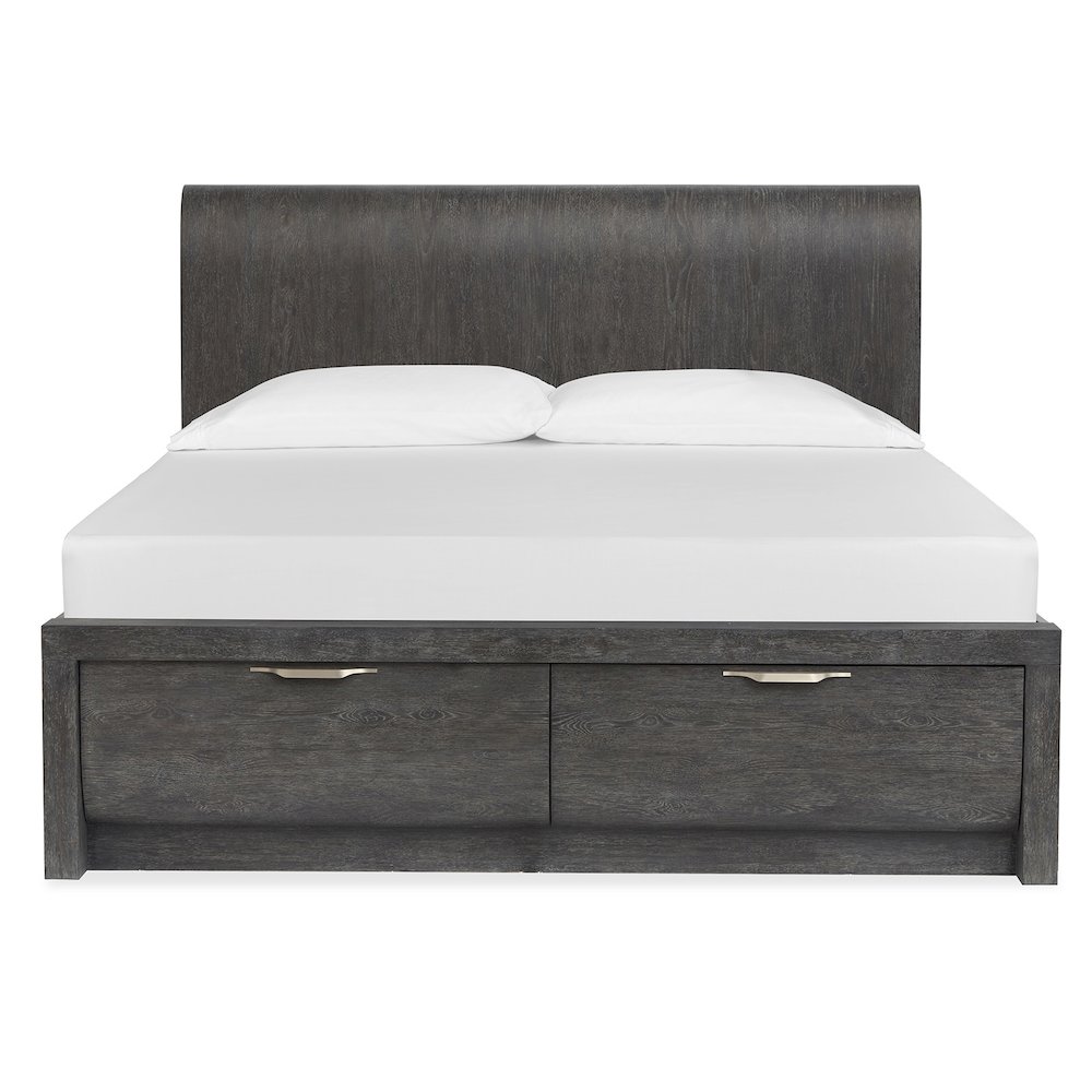 Kinsley Black Heron King Panel Storage Bed. Picture 3