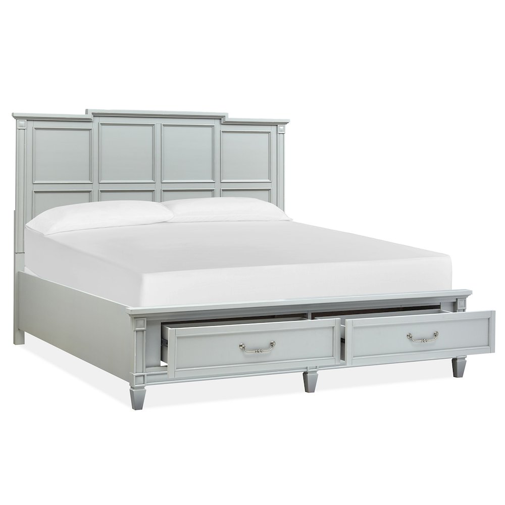 Glenbrook Pebble King Panel Storage Bed. Picture 2