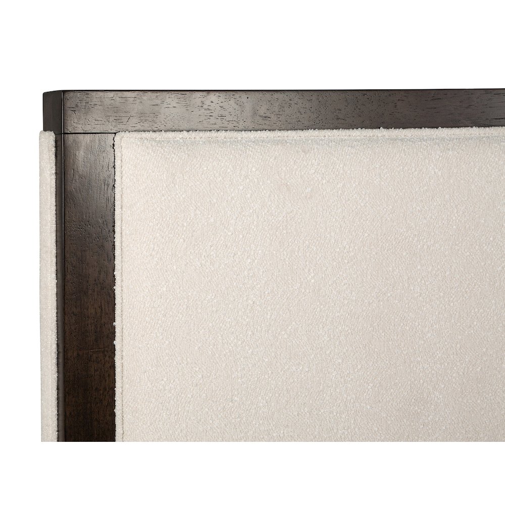 Rowan Espresso King Upholstered Panel Bed. Picture 4