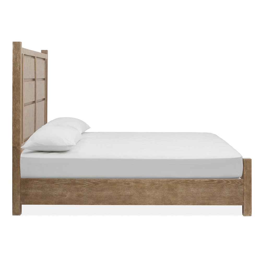 Plum Creek Sierra Brown King Panel Bed. Picture 3