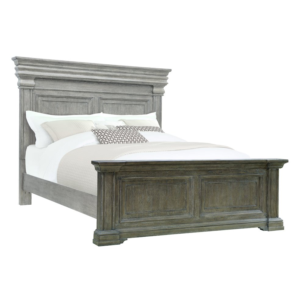 Pulaski Madison Ridge Natural Bark King/California King Panel Footboard/Slats. Picture 1