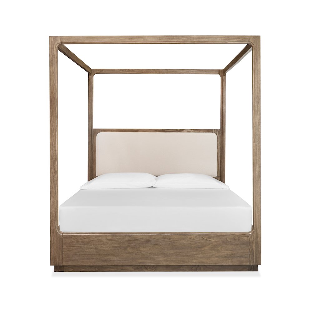 Westbourne Dark Umber King Upholstered Poster Bed. Picture 2