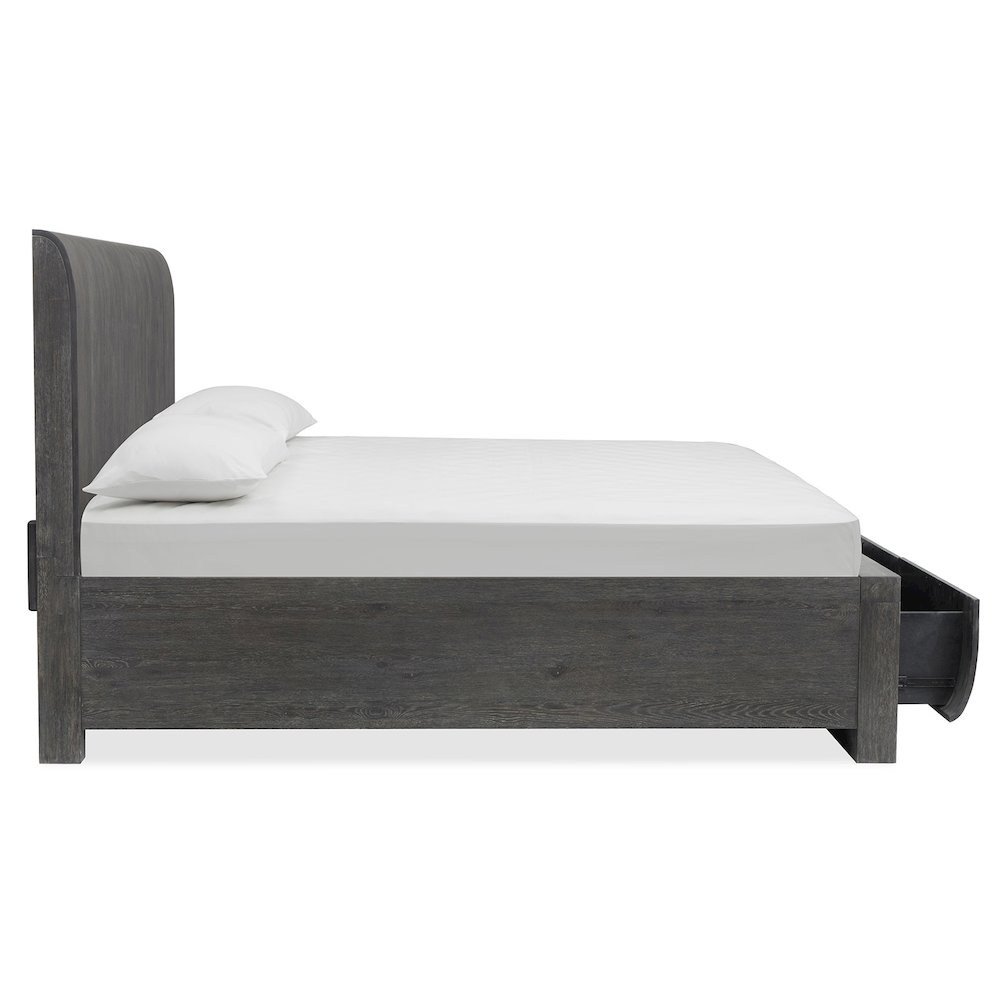Kinsley Black Heron King Panel Storage Bed. Picture 5
