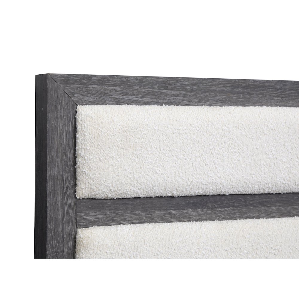 Merrifield Raisin Black King Upholstered Panel Bed. Picture 4
