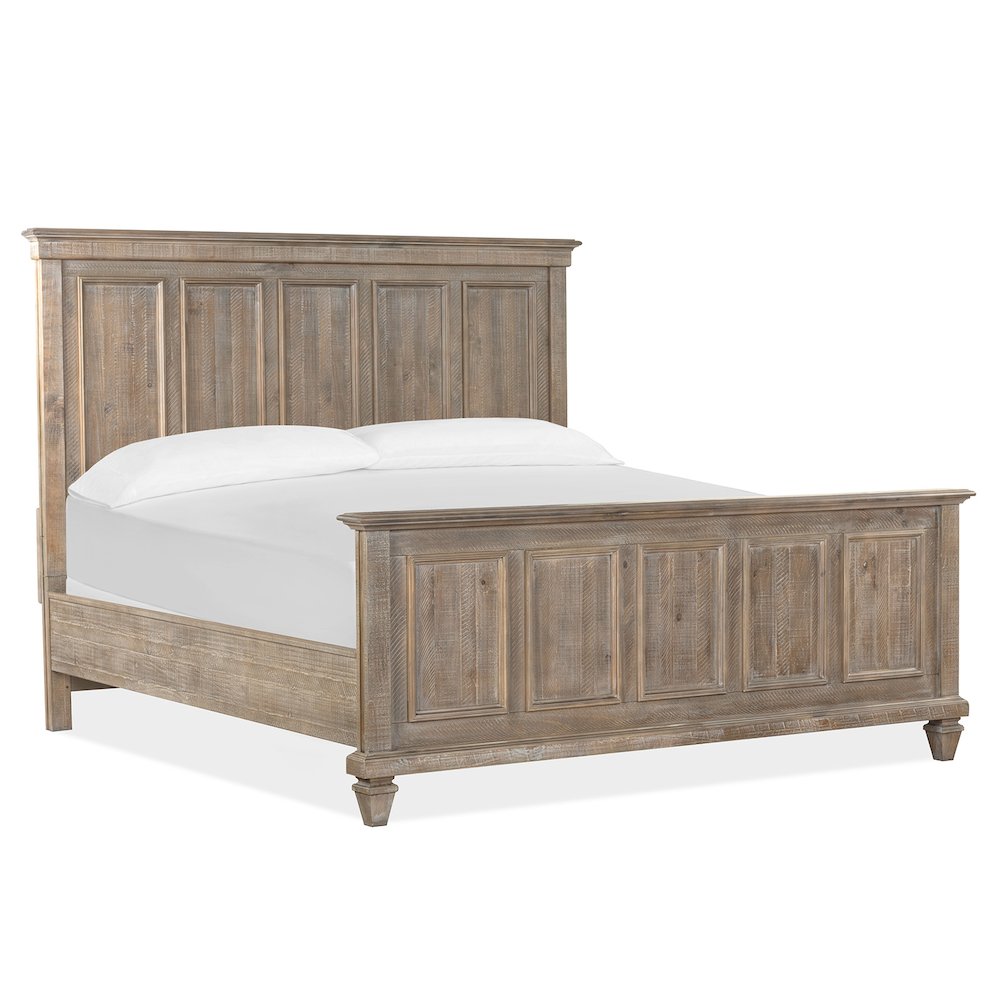 Lancaster Dovetail Grey King Panel Bed. Picture 1