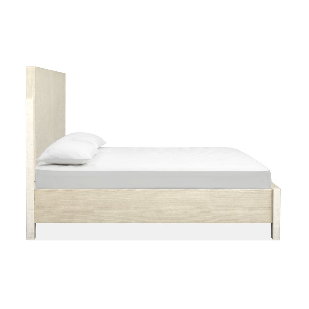 Lorelei Misty Cloud King Panel Bed. Picture 3