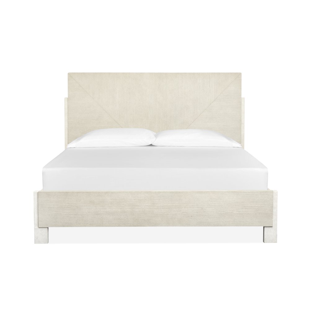 Lorelei Misty Cloud King Panel Bed. Picture 2