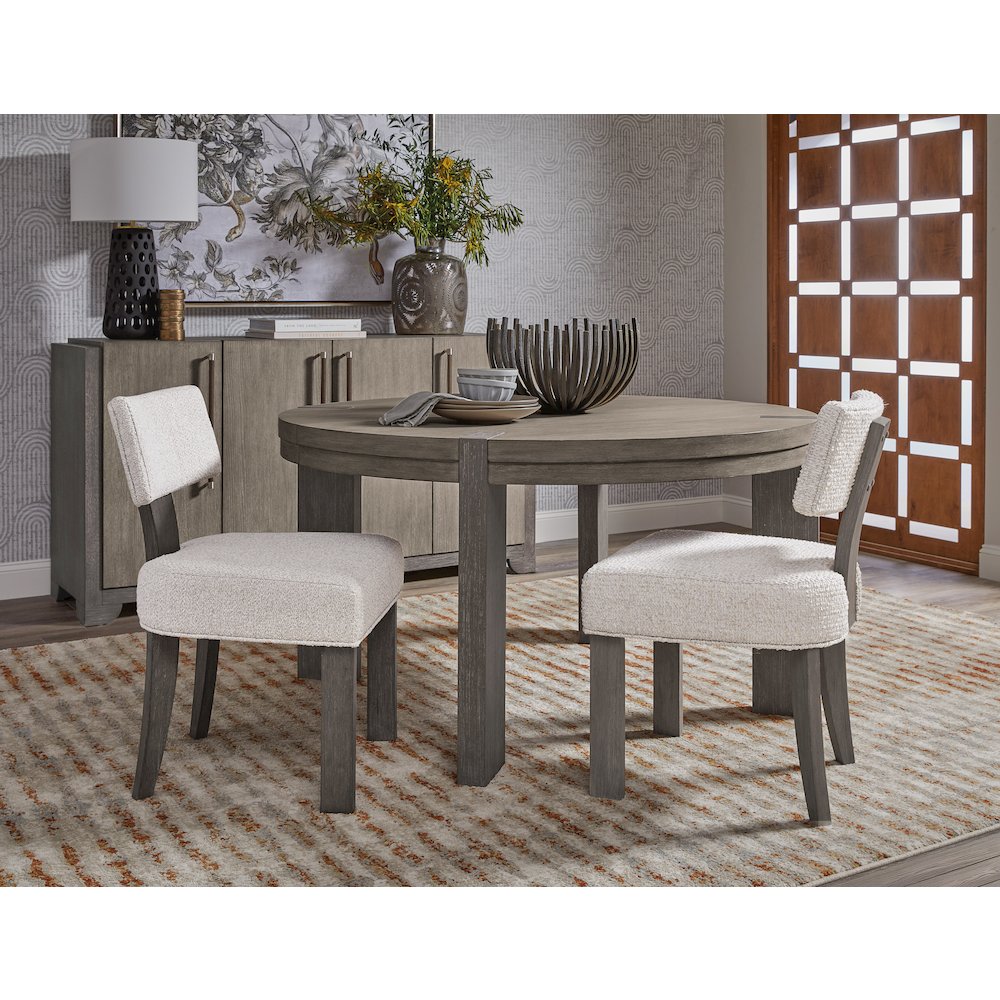 Pulaski Park Moose Trail And Frontier Brown Klismos Dining Chair Two Pack. Picture 8