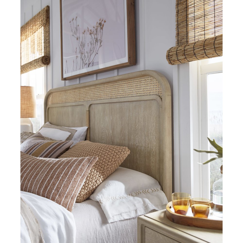 Sunset Cove Sanibel Brown King Panel Bed. Picture 5