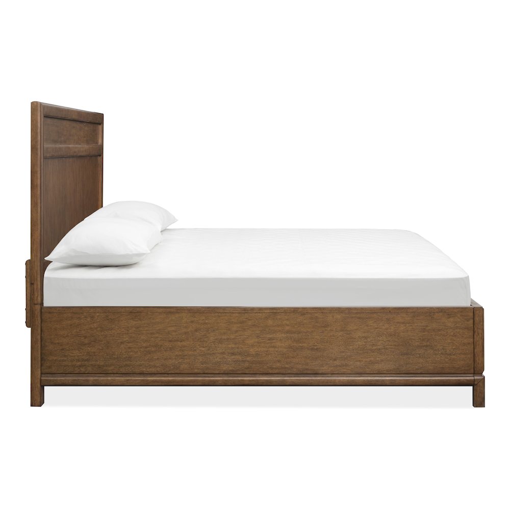 Ridgefield Russet King Panel Bed. Picture 3