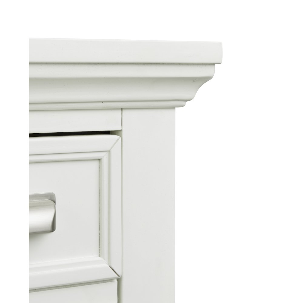Charleston White Dove White Drawer Dresser. Picture 3