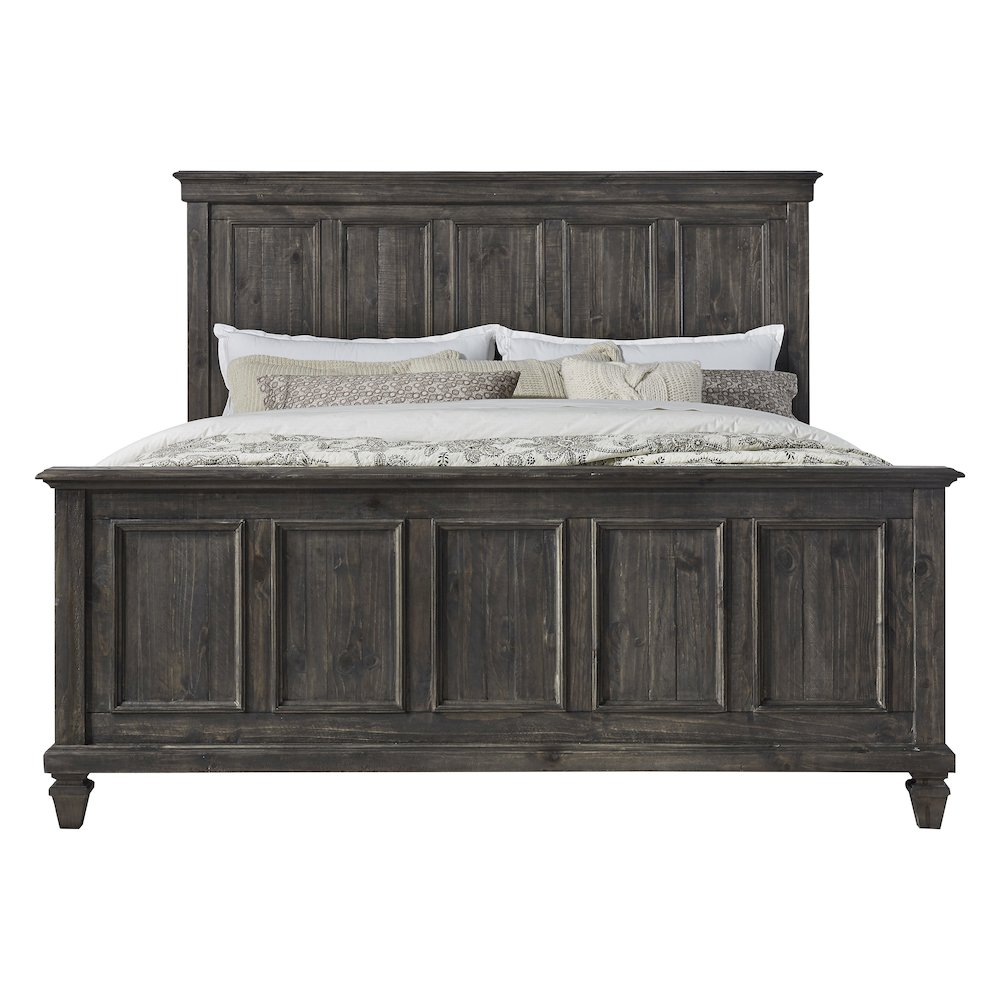 Calistoga Weathered Charcoal King Panel Bed. Picture 2