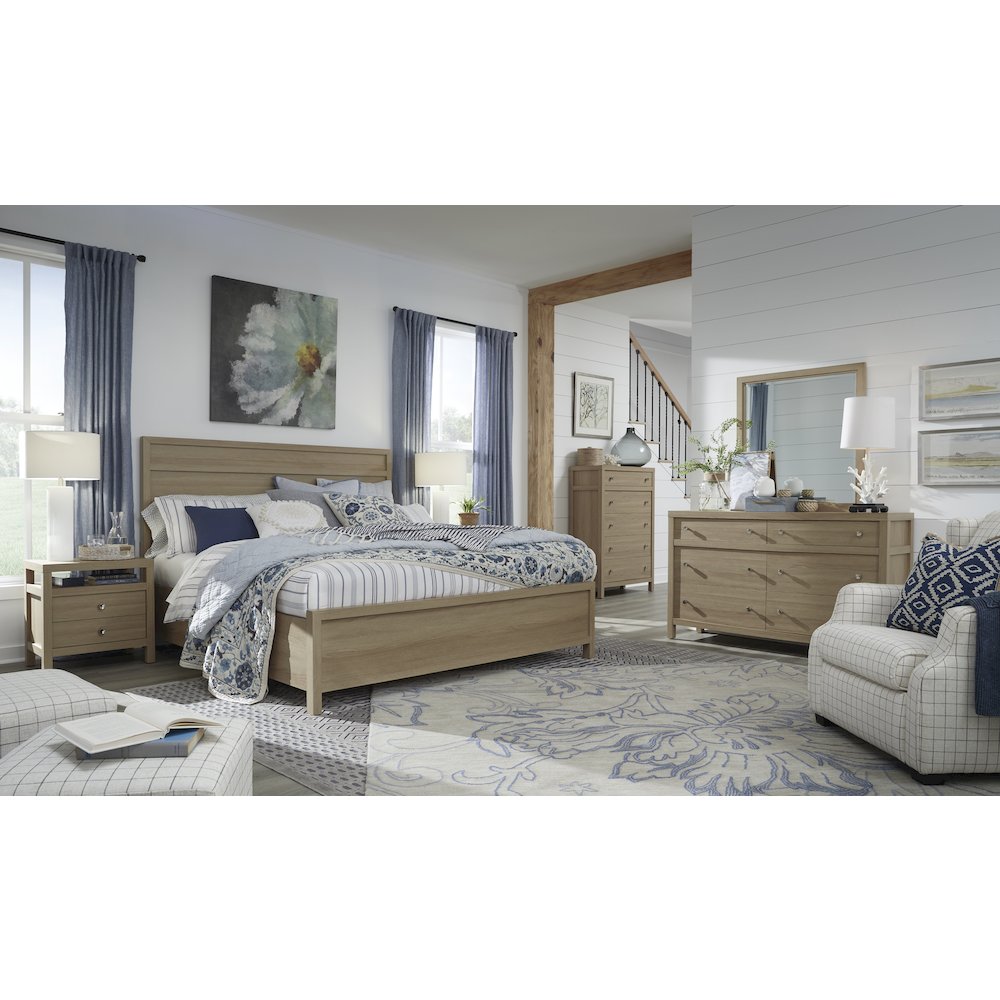 Merrifield Sandstone Beige Drawer Chest. Picture 8