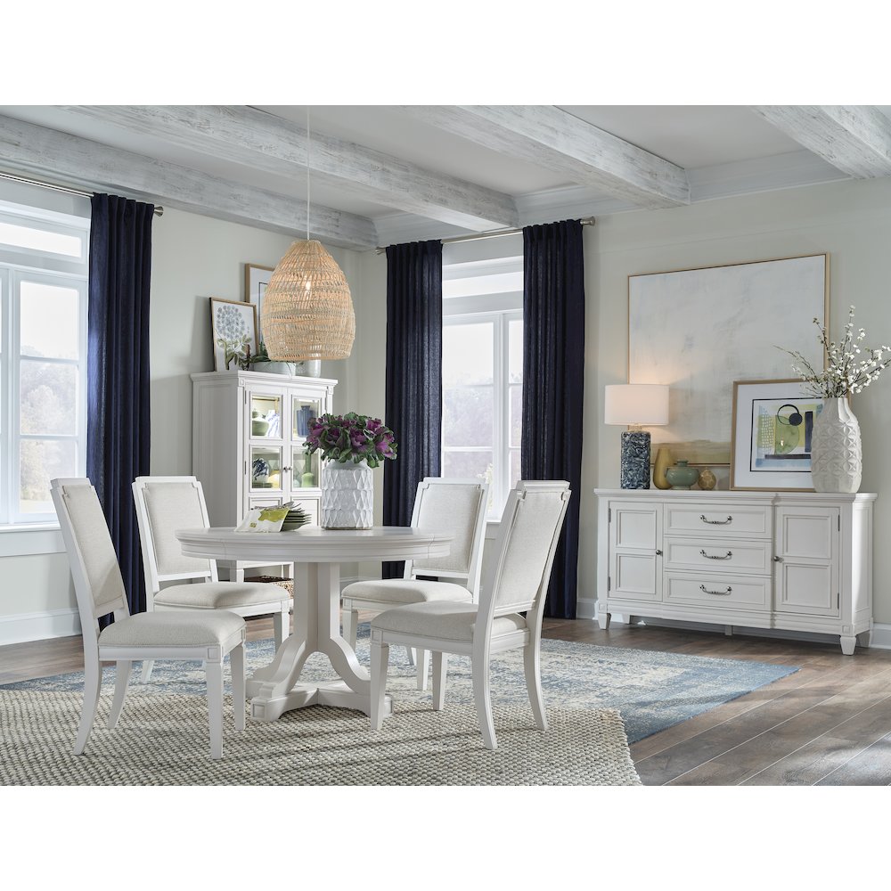 Willowbrook Egg Shell White Buffet. Picture 9