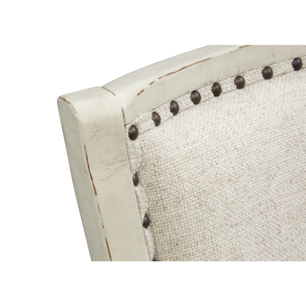 Newport Alabaster Upholstered Bench. Picture 6