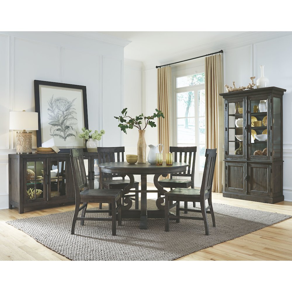 Bellamy Peppercorn 48" Round Dining Table. Picture 3