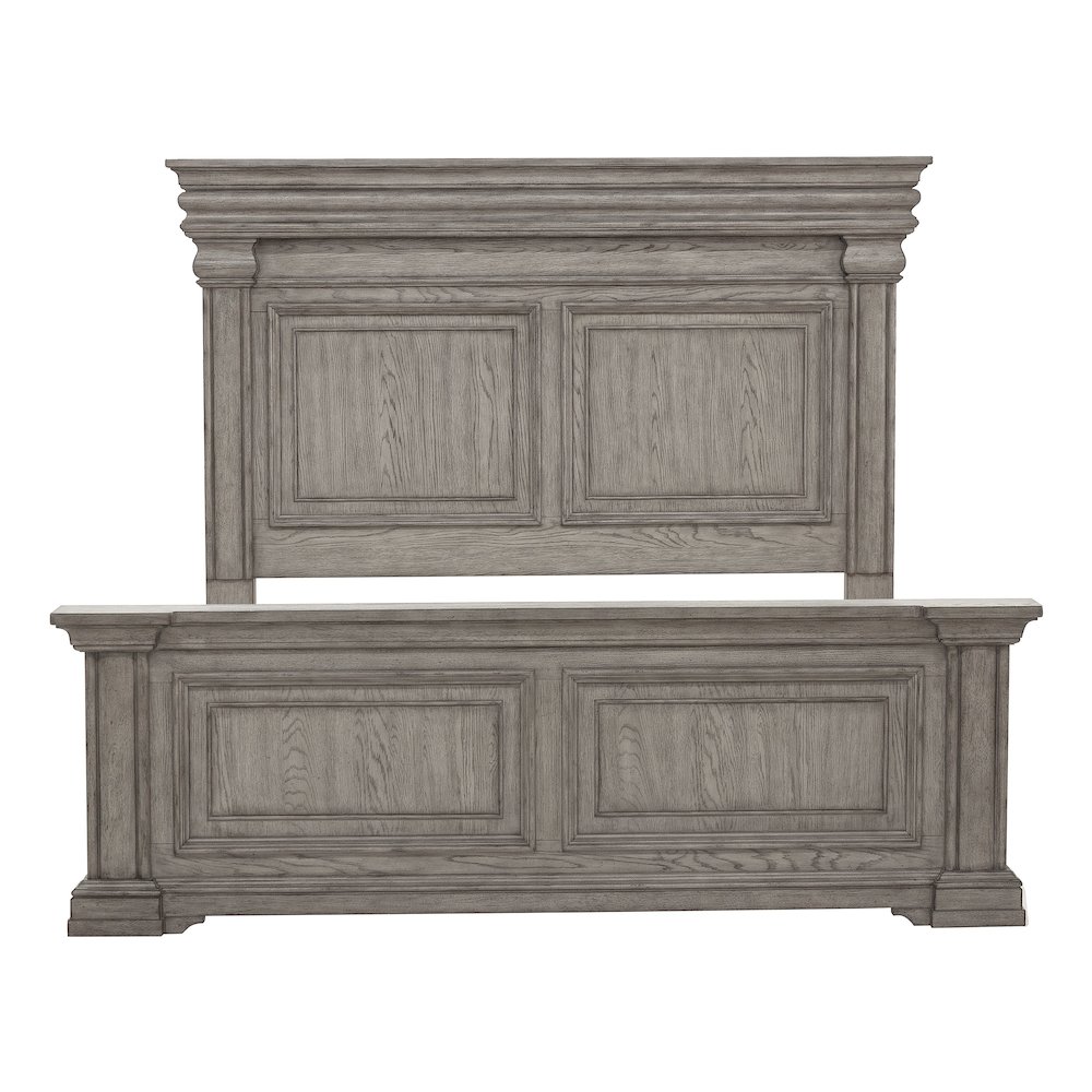 Pulaski Madison Ridge Heritage Taupe King Panel Bed. Picture 4