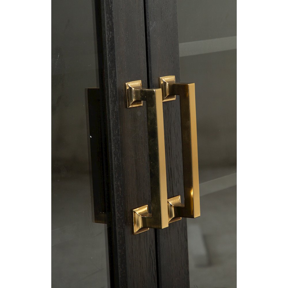 Lindon Coffee Bean Dark Large Console. Picture 6