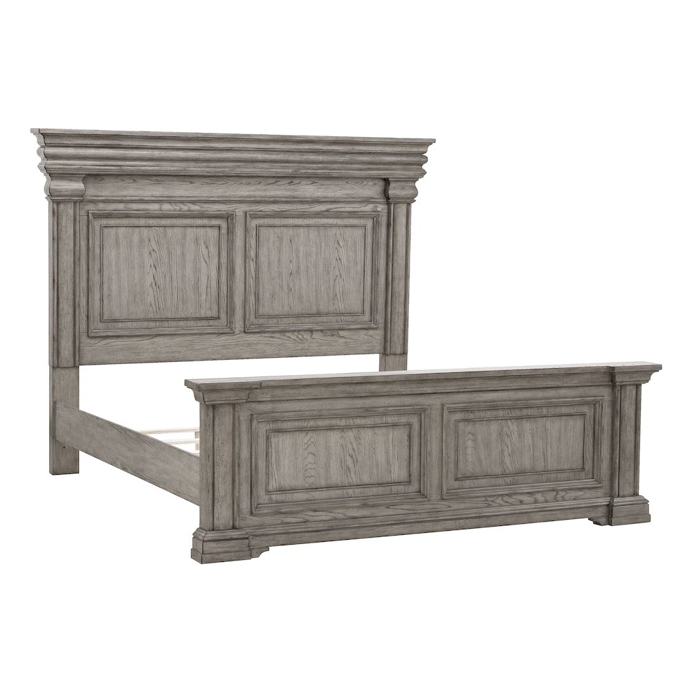 Pulaski Madison Ridge Heritage Taupe King Panel Bed. Picture 3