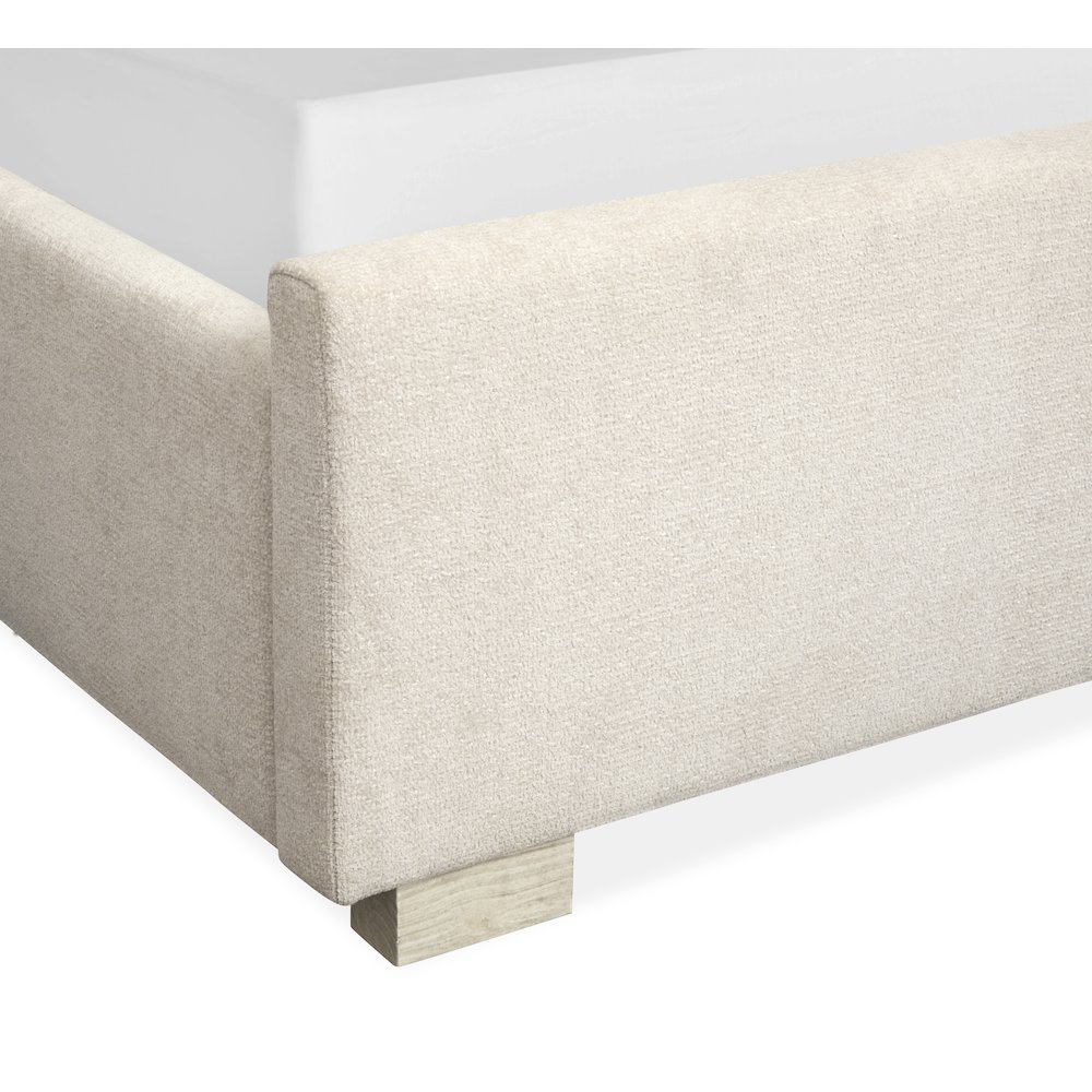 Lorelei Misty Cloud King Upholstered Sleigh Bed. Picture 5