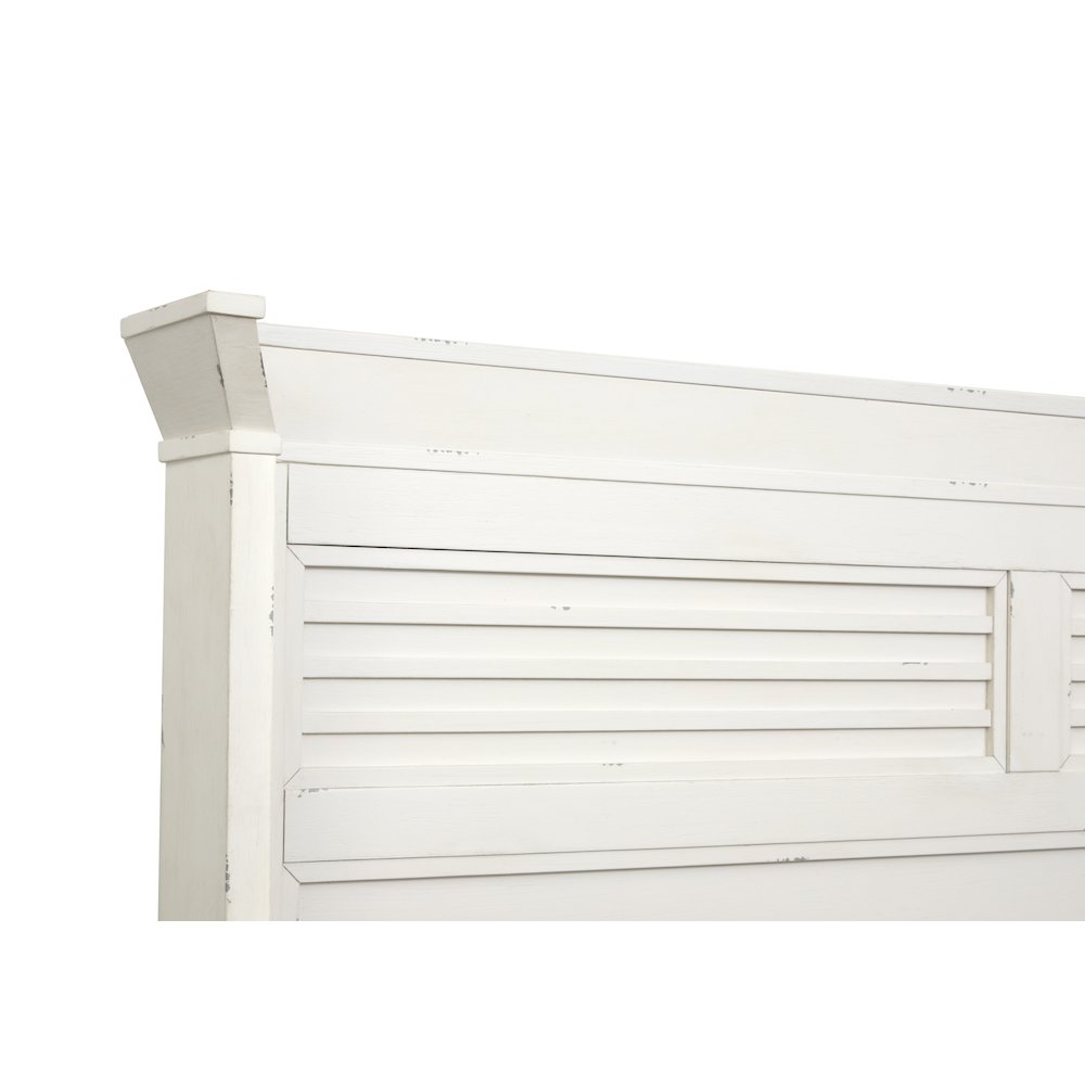Echo Isles Sea Pearl And Driftwood King Classic Panel Bed. Picture 4
