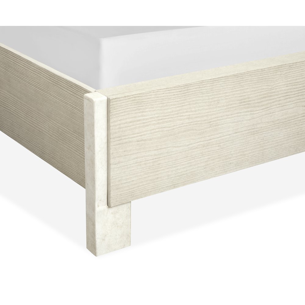 Lorelei Misty Cloud King Panel Bed. Picture 5