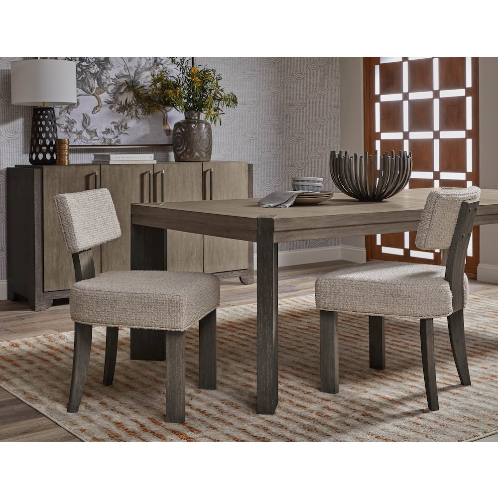 Pulaski Park Moose Trail And Frontier Brown Klismos Dining Chair Two Pack. Picture 7