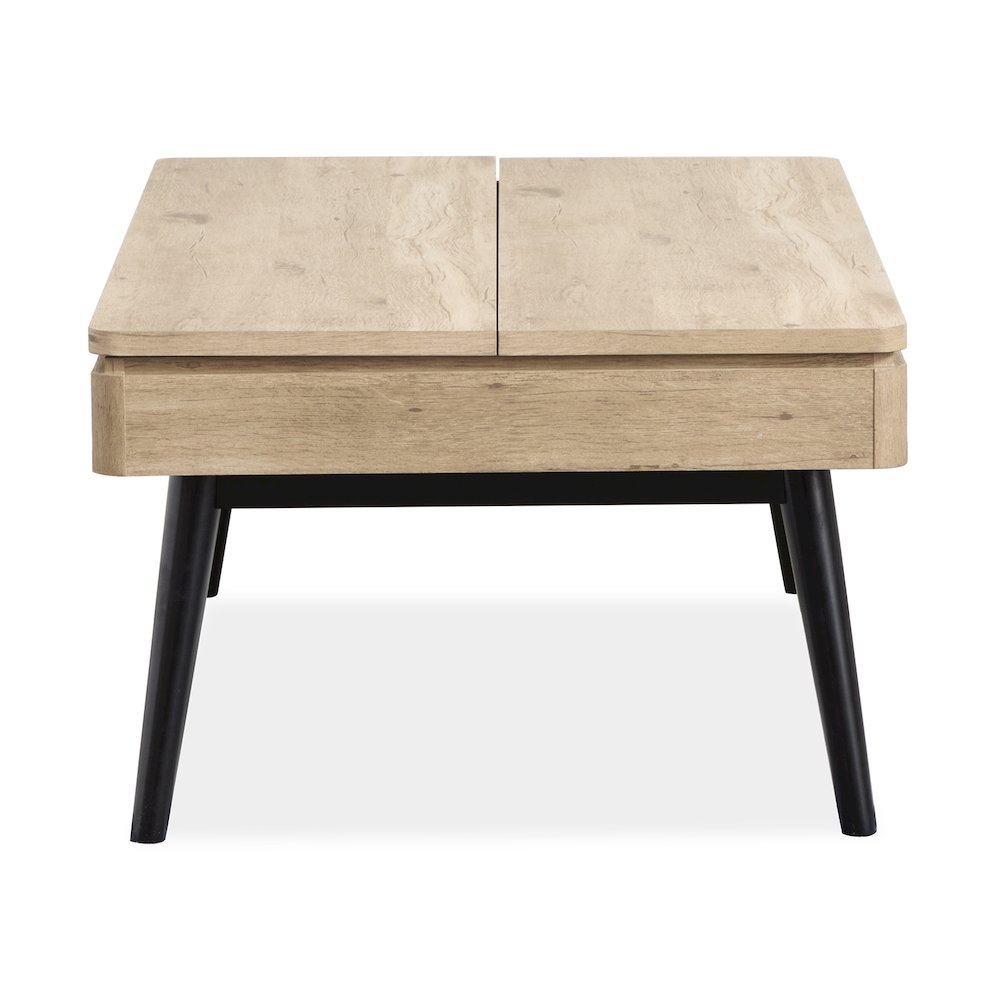 Fletcher Driftwood Lift Top Storage Cocktail Table. Picture 7