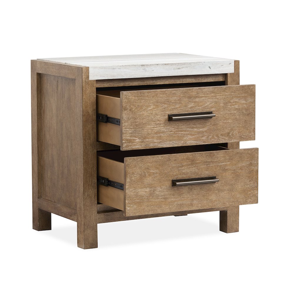 Plum Creek Sierra Brown Drawer Nightstand. Picture 4