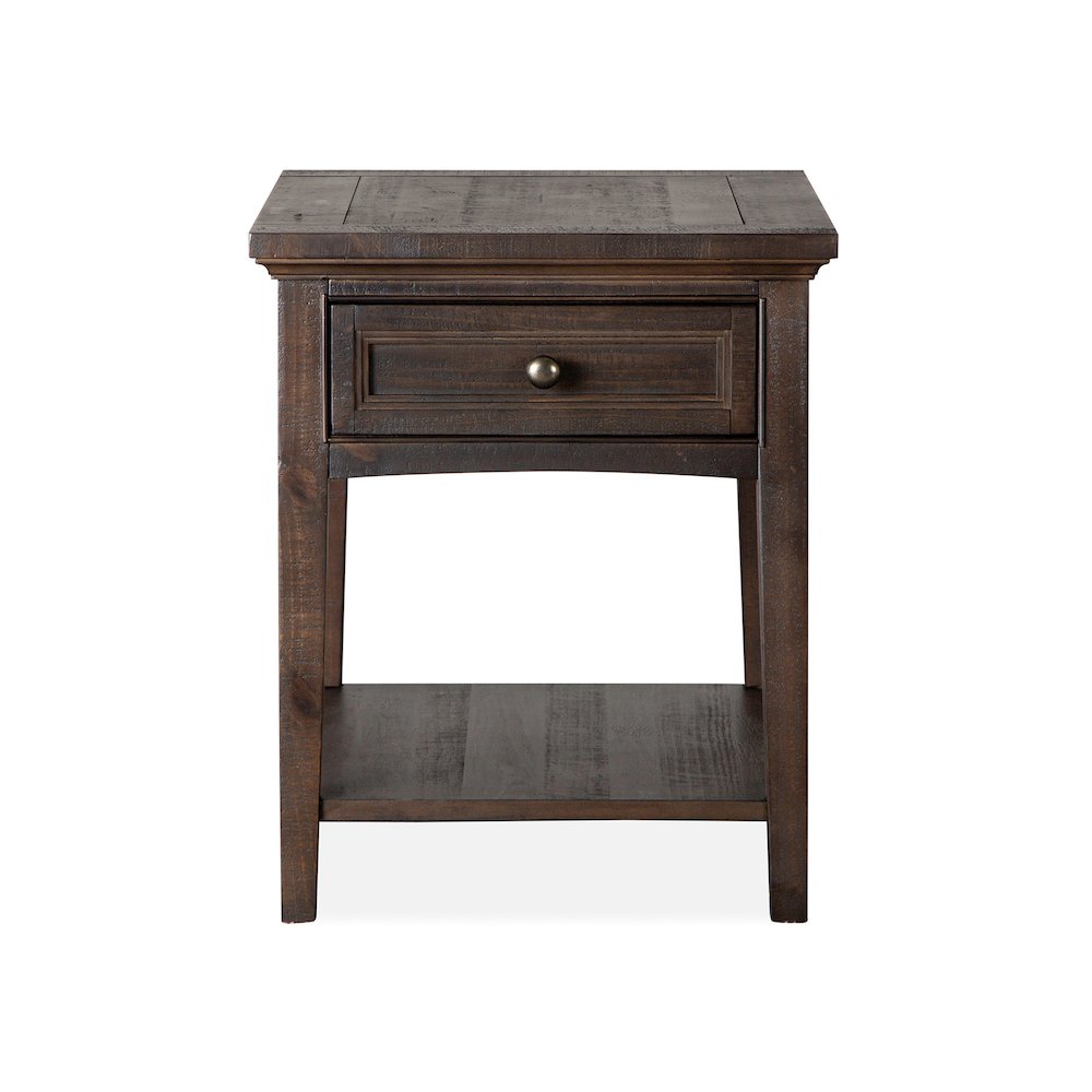 Westley Falls Graphite Rectangular End Table. Picture 2
